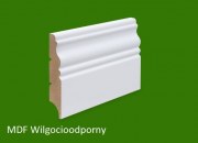 Listwa przypodłogowa MDF biała lakierowana - 100 x 19 PLUS – wilgocioodporna